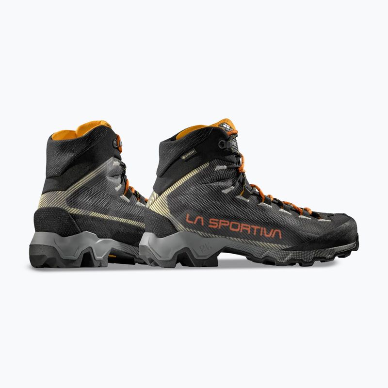 Încălțăminte de trekking pentru bărbați La Sportiva Aequalibrum Hike GTX carbon/papaya 3