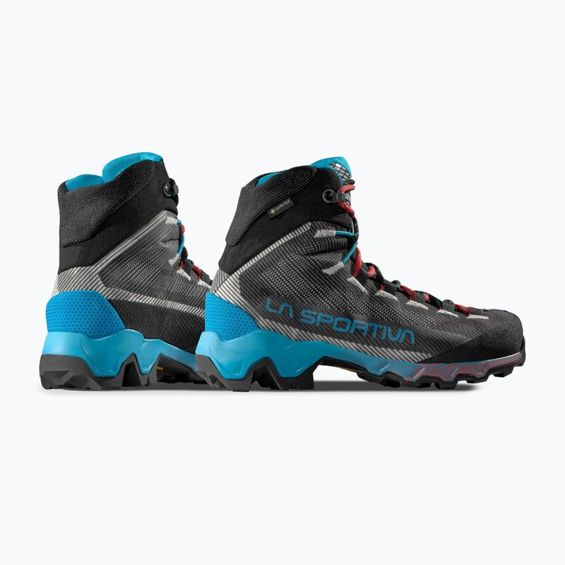 Încălțăminte de trekking pentru femei La Sportiva Aequalibrum Hike GTX carbon/malibu blue 3