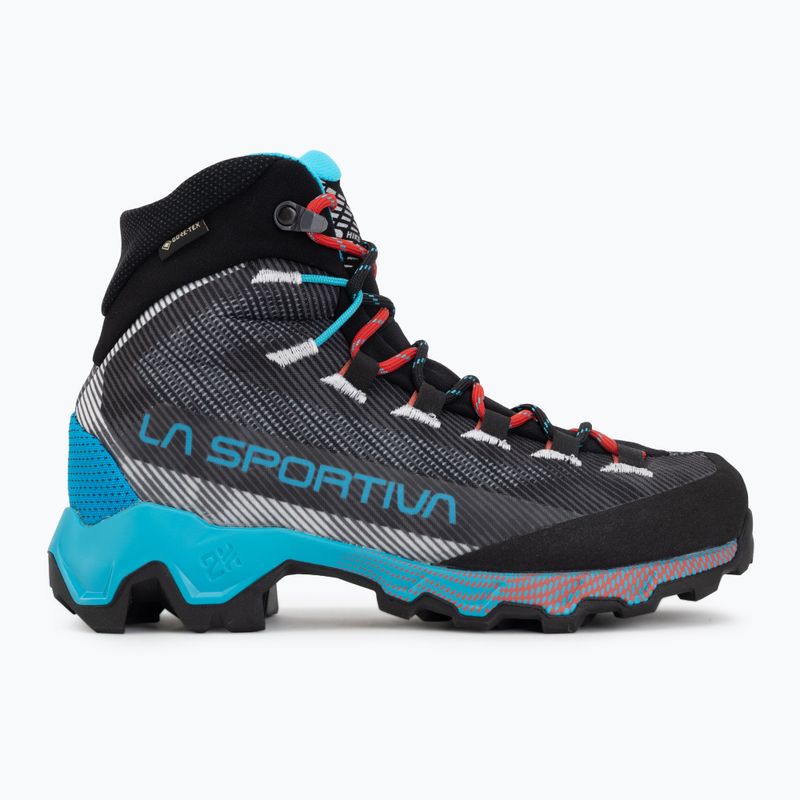Încălțăminte de trekking pentru femei La Sportiva Aequalibrum Hike GTX carbon/malibu blue 2