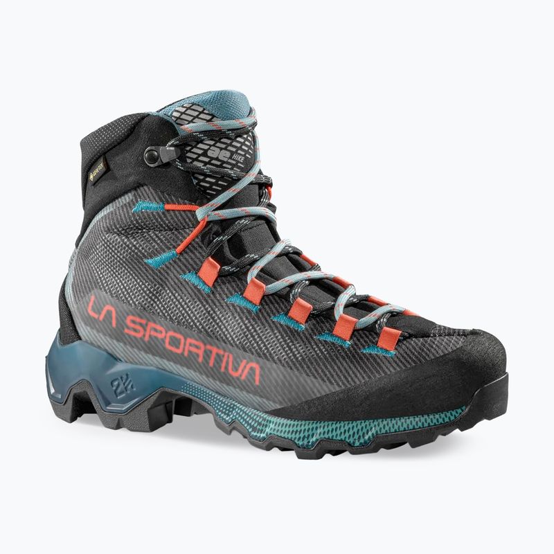Încălțăminte de trekking pentru femei La Sportiva Aequilibrium Hike GTX carbon/everglade 9