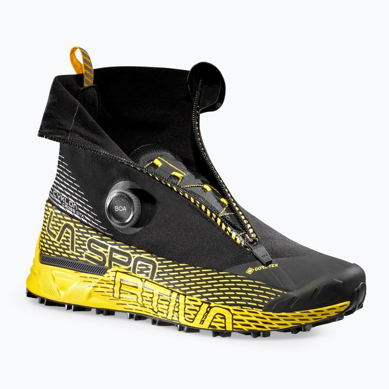 Încălțăminte de alergare pentru bărbați La Sportiva Cyklon Cross GTX black/yellow 10