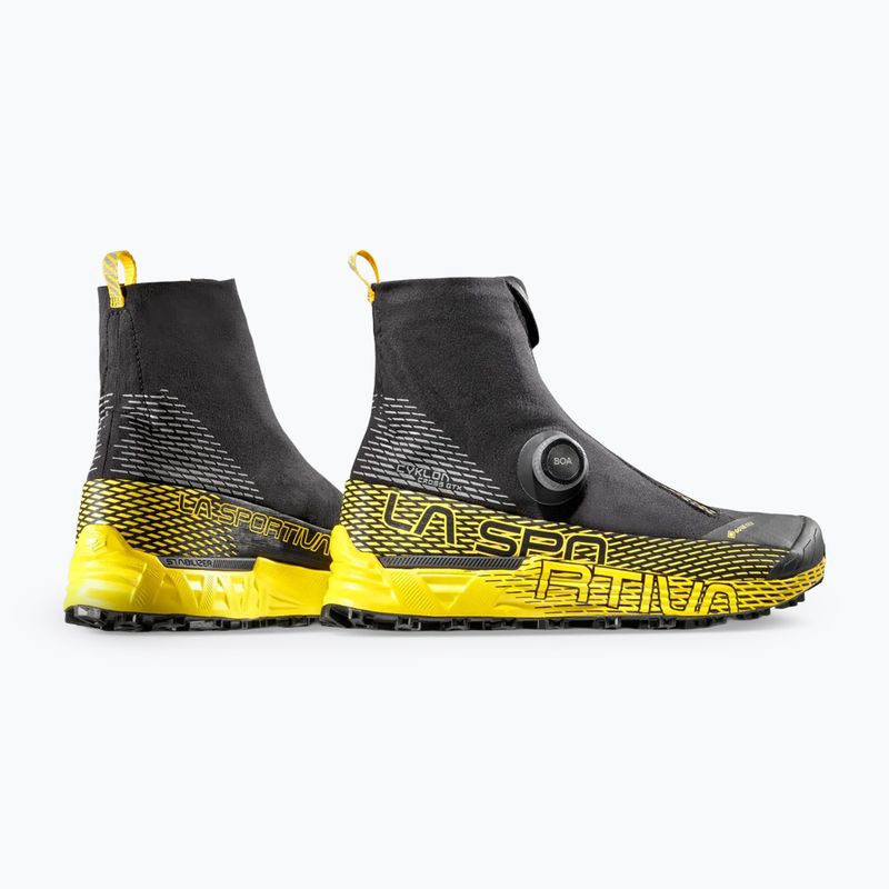 Încălțăminte de alergare pentru bărbați La Sportiva Cyklon Cross GTX black/yellow 15
