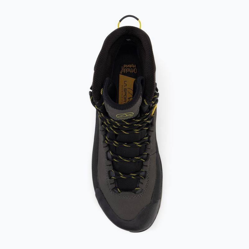 Încălțăminte de trekking pentru bărbați La Sportiva TX5 Evo Mid GTX carbon/yellow 5
