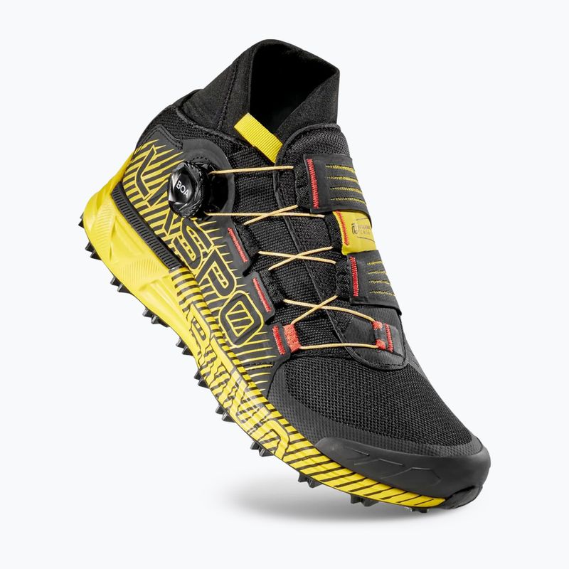 Încălțăminte de alergare pentru bărbați La Sportiva Cyklon black/yellow 10