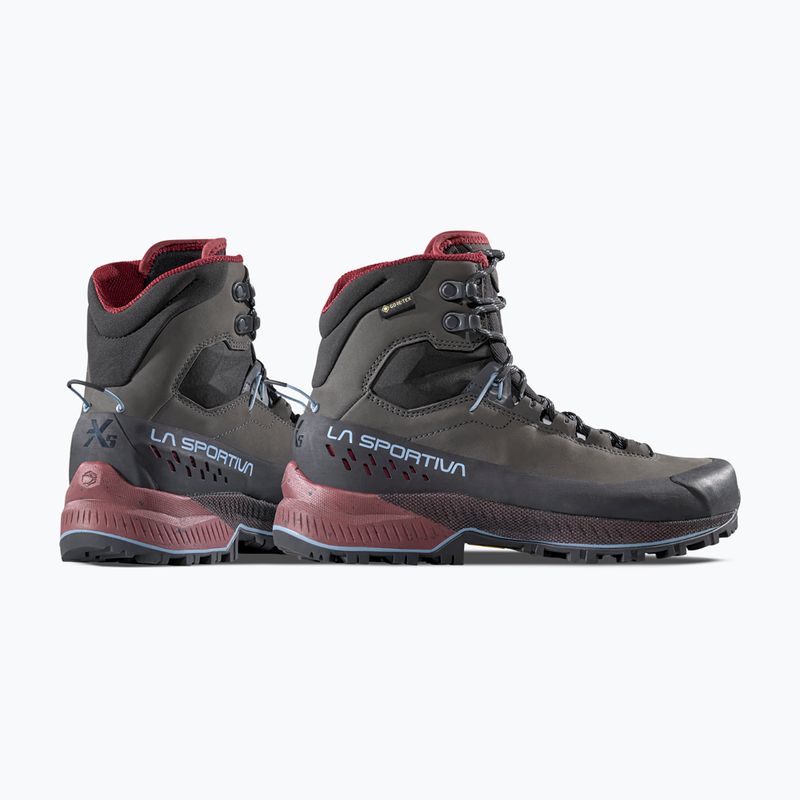 Încălțăminte de trekking pentru femei La Sportiva TX5 Evo Mid GTX carbon/redwood 4