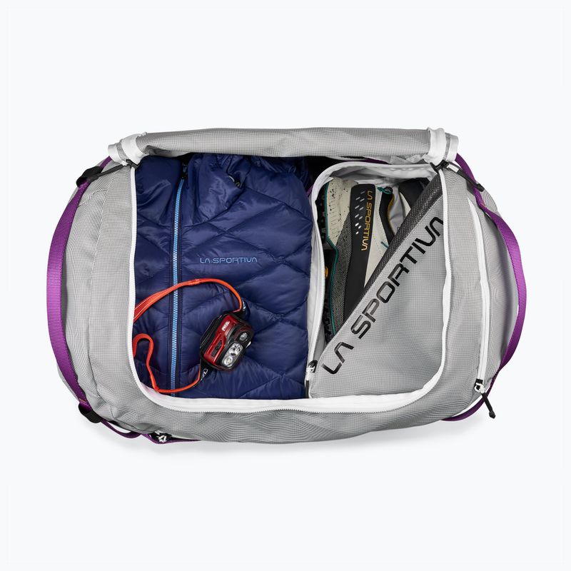 Geantă de voiaj La Sportiva Nomad Duffel 40 l chalk/black 4
