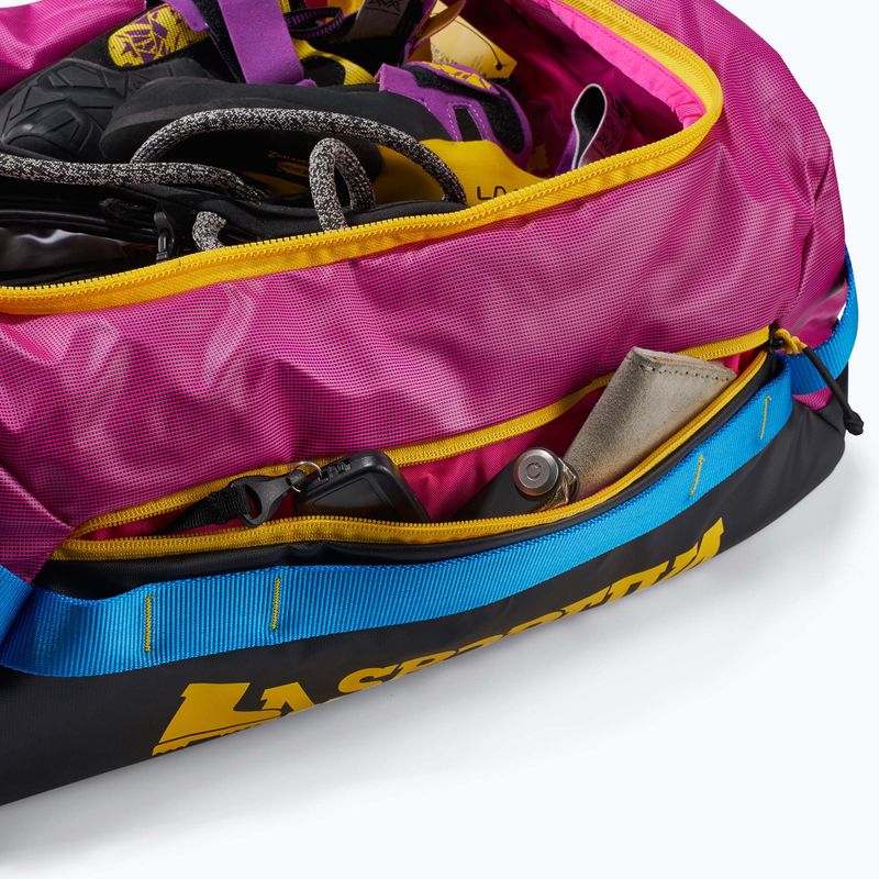 Geantă de voiaj La Sportiva Nomad Duffel 40 l fuchsia/yellow 5