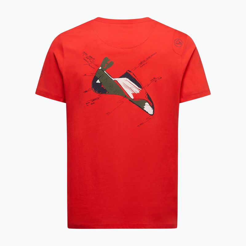 Tricou pentru bărbați La Sportiva Mantra mountain red/night sky 4