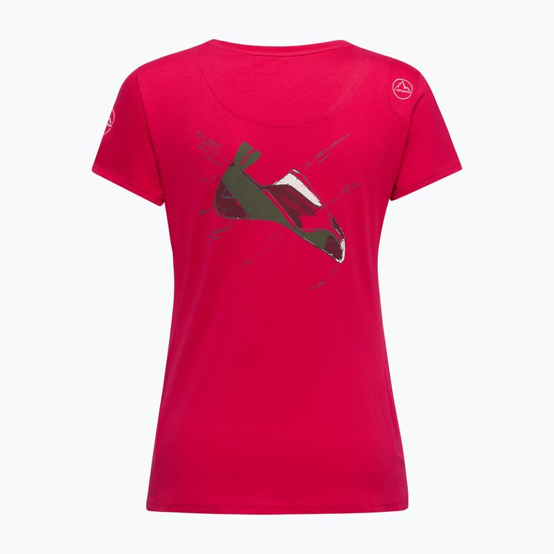 Tricou pentru femei La Sportiva Mantra azalea/chalk 2