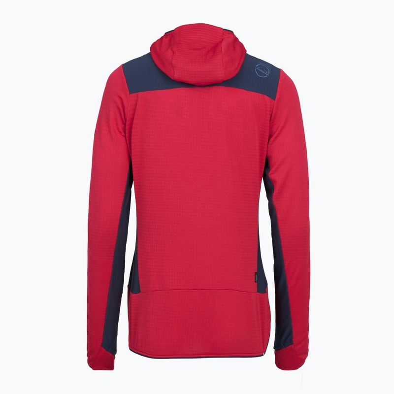 Bluză fleece pentru femei La Sportiva Aequilibrium Thermal Hoody azalea/night sky 2
