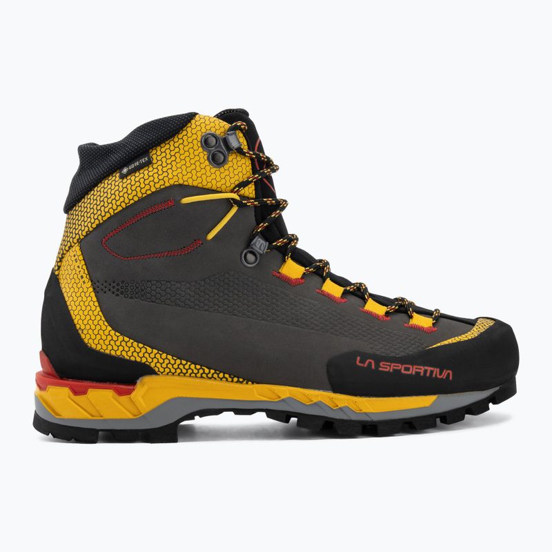 Încălțăminte de munte pentru bărbați La Sportiva Trango Tech Leather GTX black/yellow 2