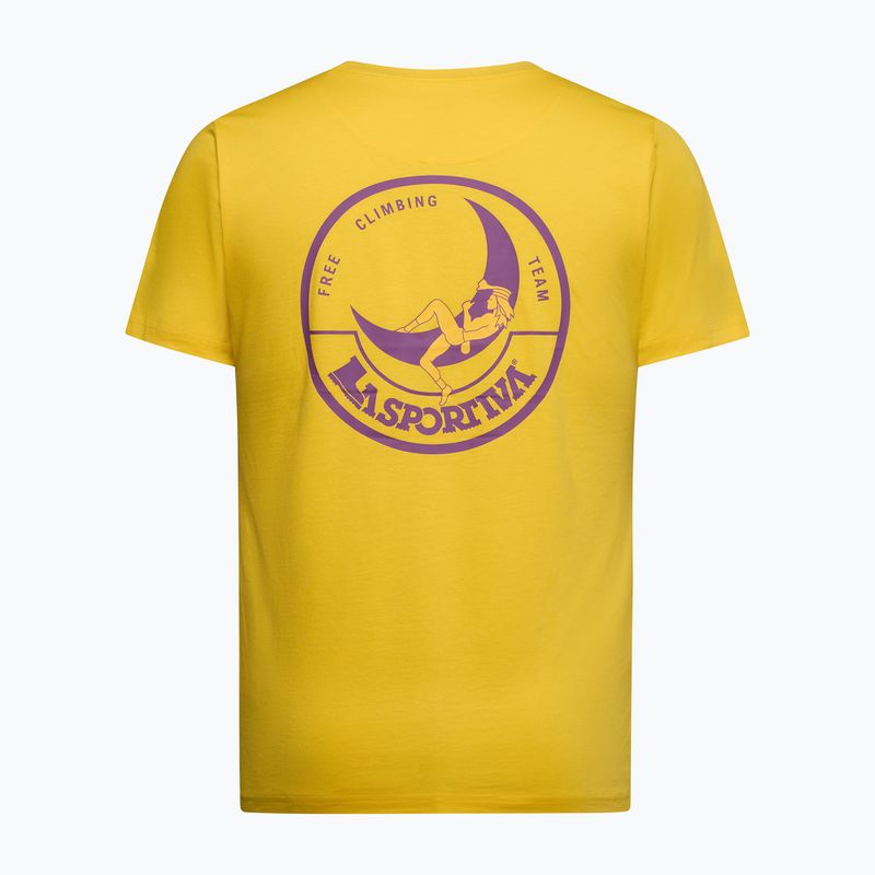 Tricou pentru bărbați La Sportiva Climbing on the Moon giallo/viola 2