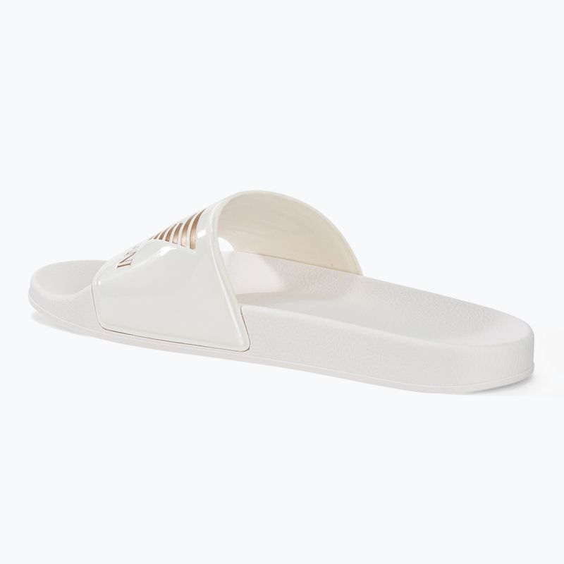 EA7 Emporio Armani Water Sports Visibility flip-flops alb strălucitor/rosu gol