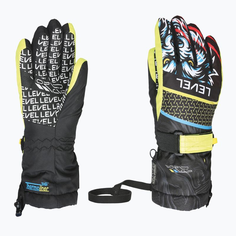 Mănuși de snowboard pentru copii Level Junior ninja black