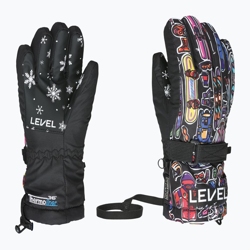 Mănuși de snowboard pentru copii Level Junior purple