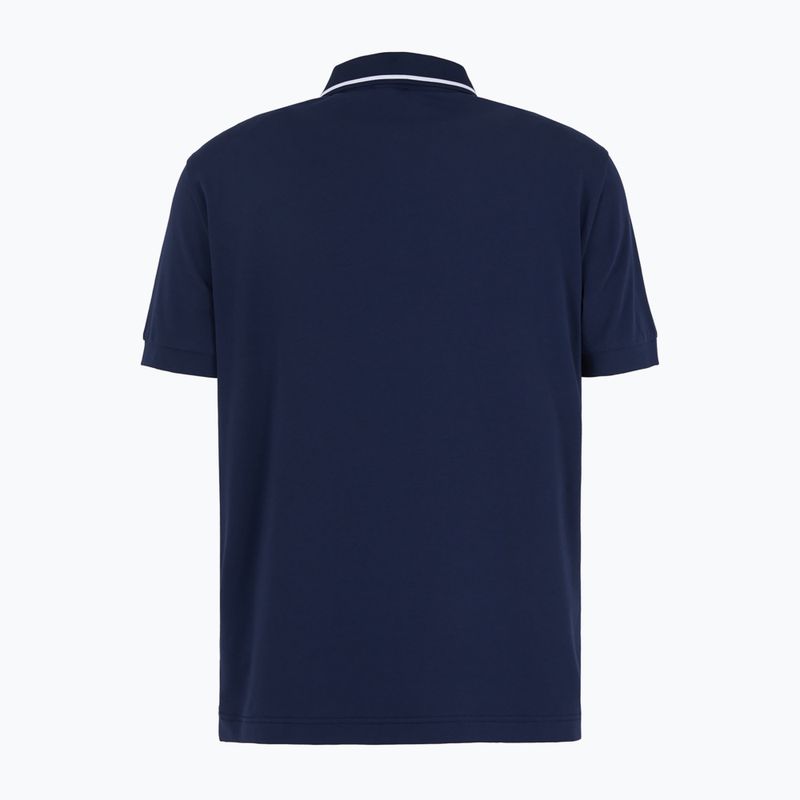 Tricou polo bărbătesc EA7 Emporio Armani Train Visibility albastru marin pentru bărbați 2