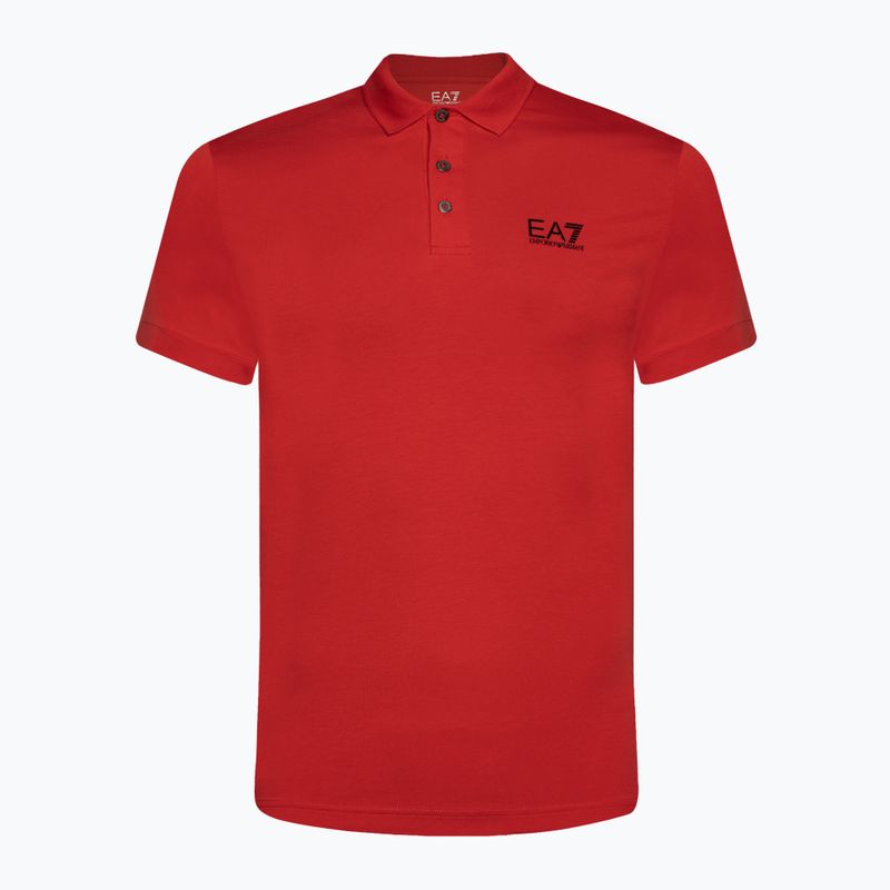 Tricou polo pentru bărbați EA7 Emporio Armani Train Core ID salsa pentru bărbați