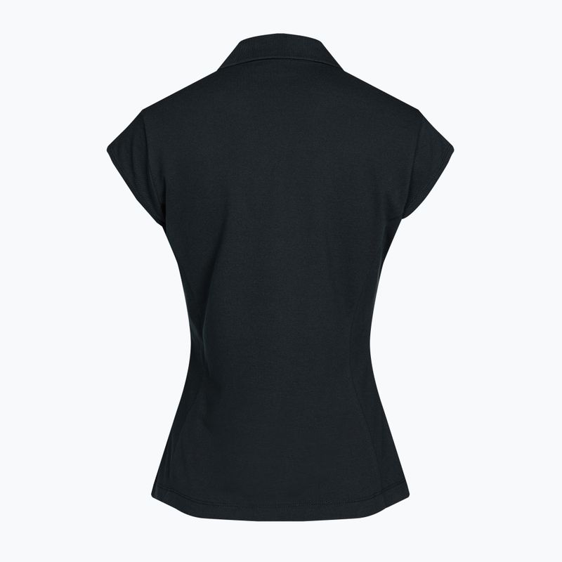 Tricou polo pentru femei EA7 Emporio Armani Train Costa Smeralda albastru marin 2