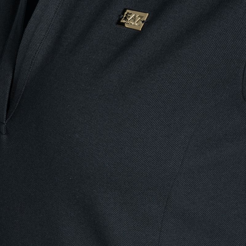 Tricou polo pentru femei EA7 Emporio Armani Train Costa Smeralda albastru marin 3