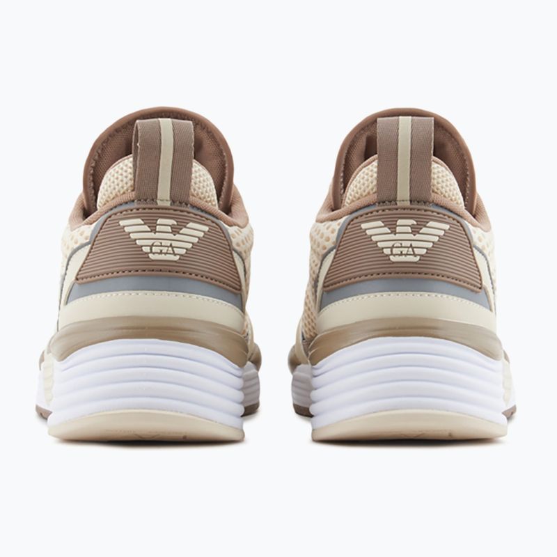 Încălțăminte EA7 Emporio Armani Ace Runner Mesh whitecap grey/ portabella 10