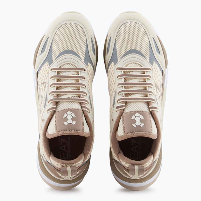 Încălțăminte EA7 Emporio Armani Ace Runner Mesh whitecap grey/ portabella 12