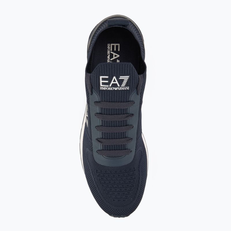 Încălțăminte EA7 Emporio Armani Black & White Legacy Knit navy blazer/ white 5