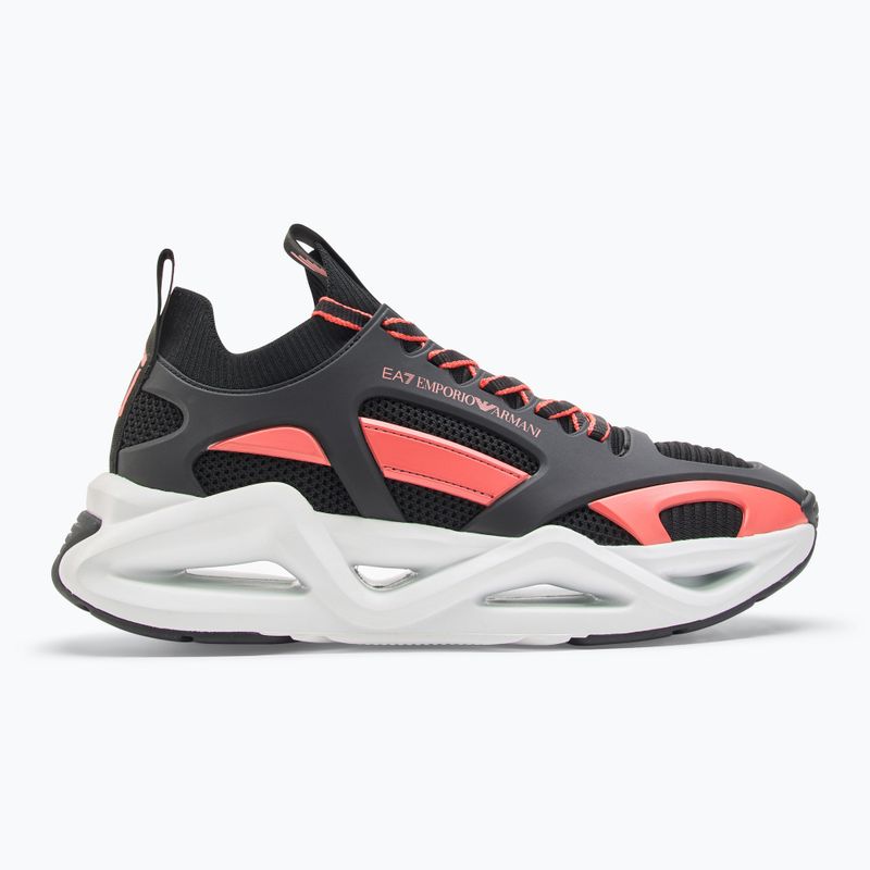 Încălțăminte EA7 Emporio Armani Infinity Cage black/ fiery coral 2