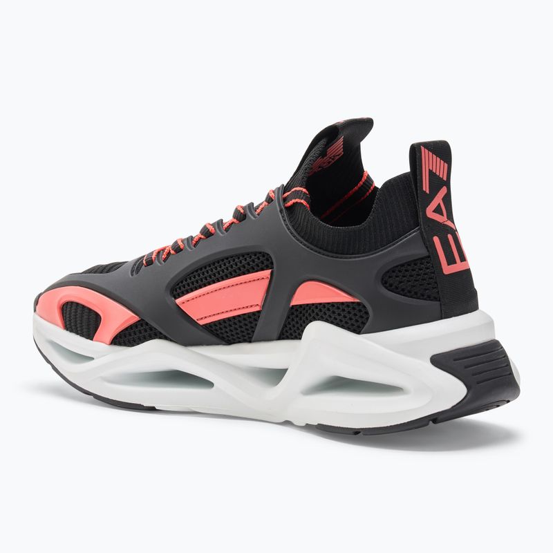 Încălțăminte EA7 Emporio Armani Infinity Cage black/ fiery coral 3