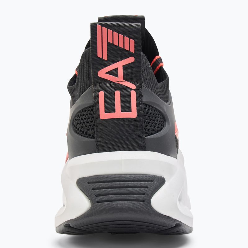 Încălțăminte EA7 Emporio Armani Infinity Cage black/ fiery coral 6