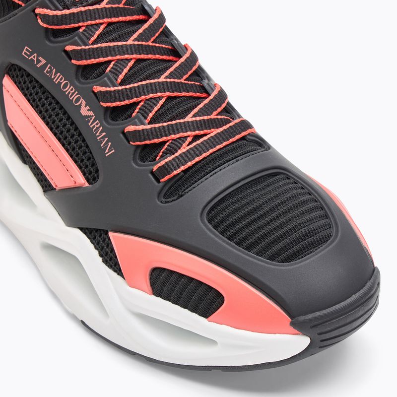 Încălțăminte EA7 Emporio Armani Infinity Cage black/ fiery coral 7
