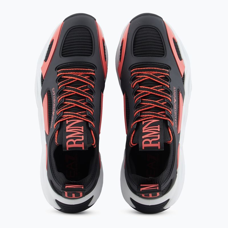 Încălțăminte EA7 Emporio Armani Infinity Cage black/ fiery coral 12