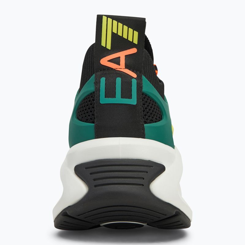 Încălțăminte EA7 Emporio Armani Infinity Cage black/ evergreen/ orange fluo 6