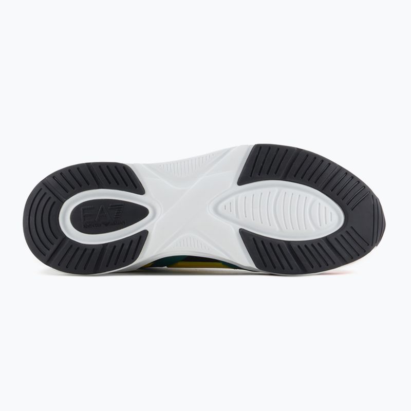 Încălțăminte EA7 Emporio Armani Infinity Cage black/ evergreen/ orange fluo 11