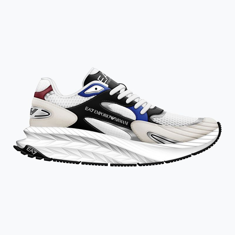 Încălțăminte EA7 Emporio Armani Crusher Sonic Mix white/ black/ lapis blue/ syrah 8