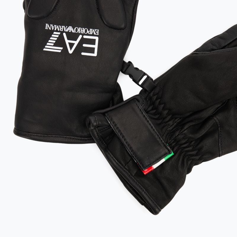 Mănuși de schi pentru bărbați EA7 Emporio Armani Ski Technical no rings black 5