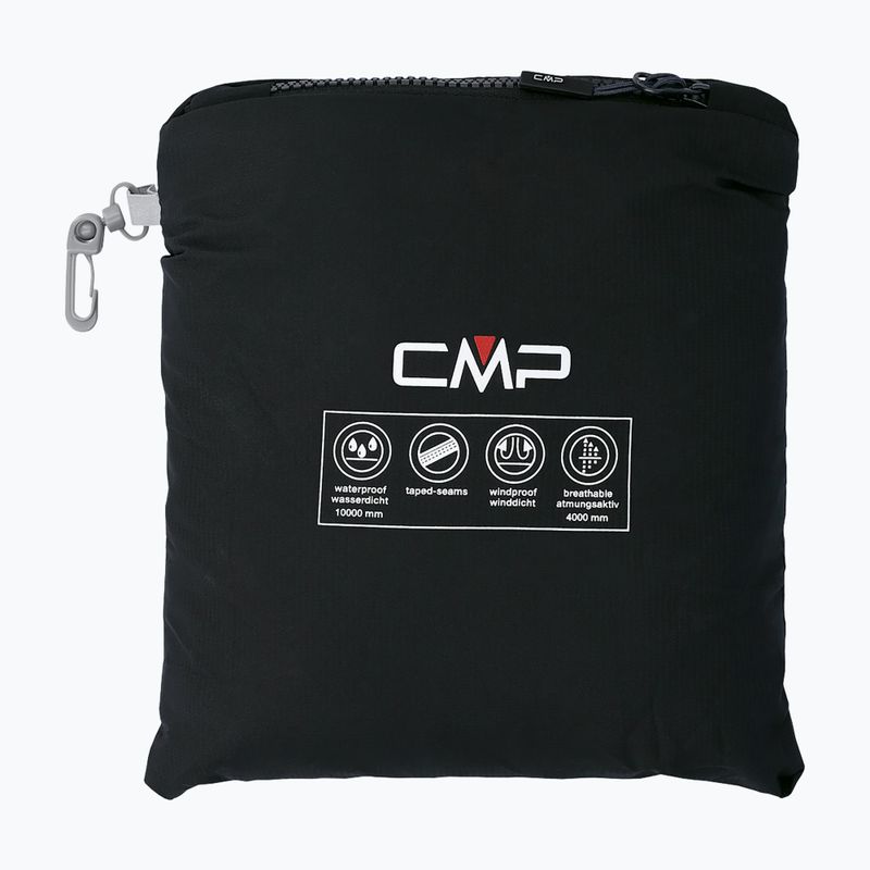 Geacă de ploaie pentru bărbați CMP 39X7367 Snaps Hood black 4
