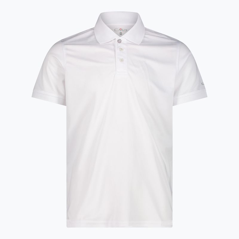 Tricou polo pentru bărbați CMP 3T60077 Polo bianco/grey