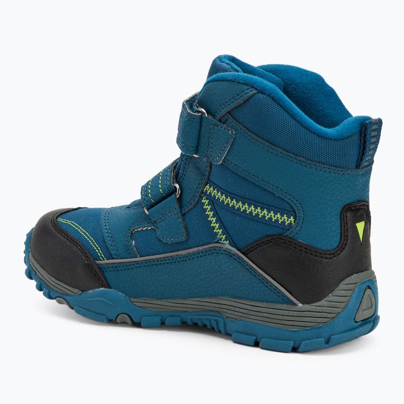 Cizme de zăpadă pentru junior CMP Pyry Snowboots petrol / yellow fluo 3