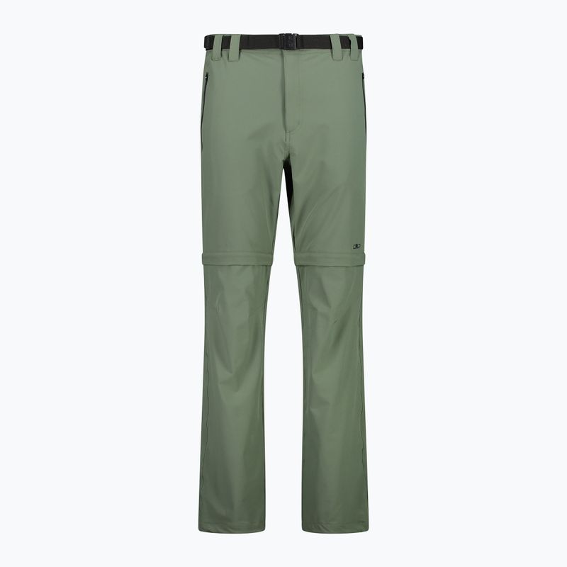 Pantaloni de trekking pentru bărbați CMP Zip Off salvia