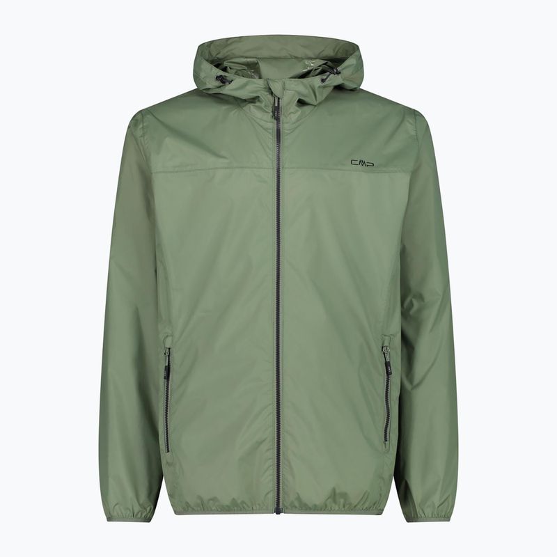 Jachetă de ploaie pentru bărbați CMP 32X5807 Rain Fix Hood salvia