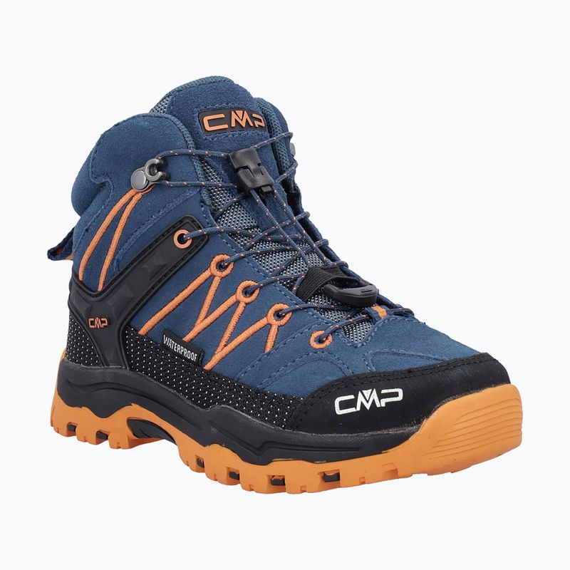 Încălțăminte de trekking pentru copii CMP Rigel Mid bluesteel / flame 8