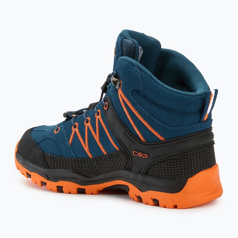 Încălțăminte de trekking pentru copii CMP Rigel Mid bluesteel / flame 3