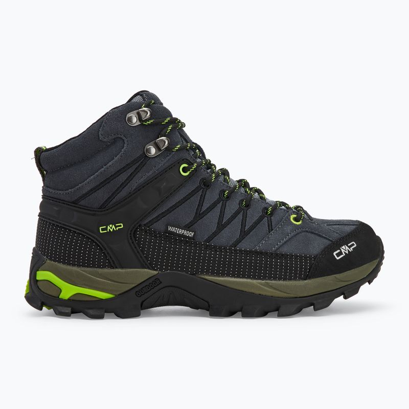 Încălțăminte de trekking pentru bărbați CMP Rigel Mid grey/yellow fluo 2