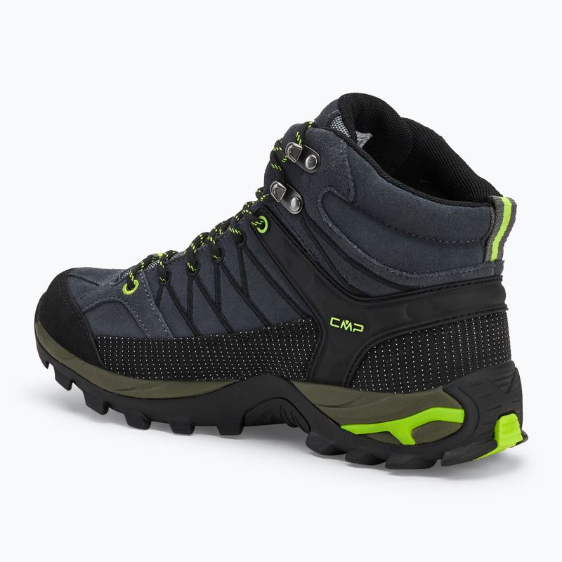 Încălțăminte de trekking pentru bărbați CMP Rigel Mid grey/yellow fluo 3