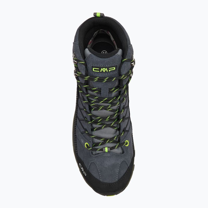 Încălțăminte de trekking pentru bărbați CMP Rigel Mid grey/yellow fluo 5