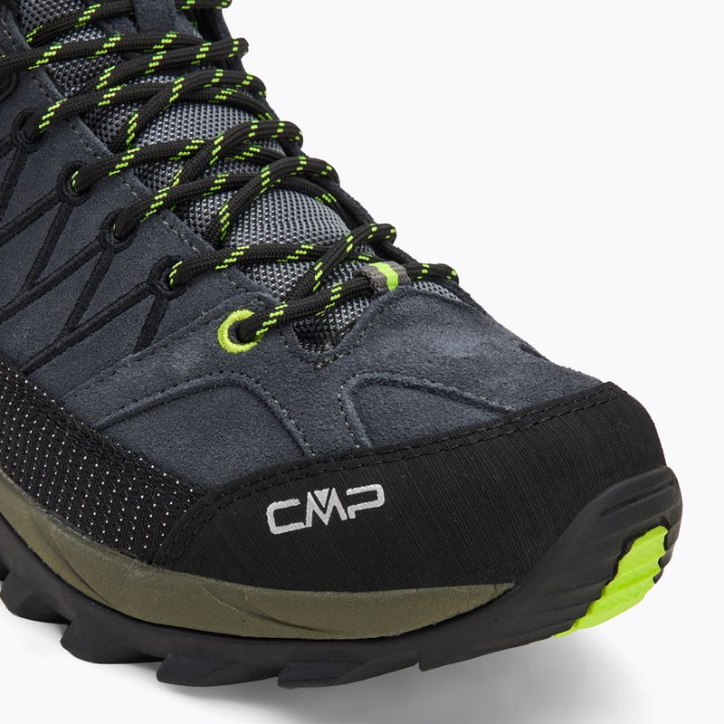 Încălțăminte de trekking pentru bărbați CMP Rigel Mid grey/yellow fluo 7