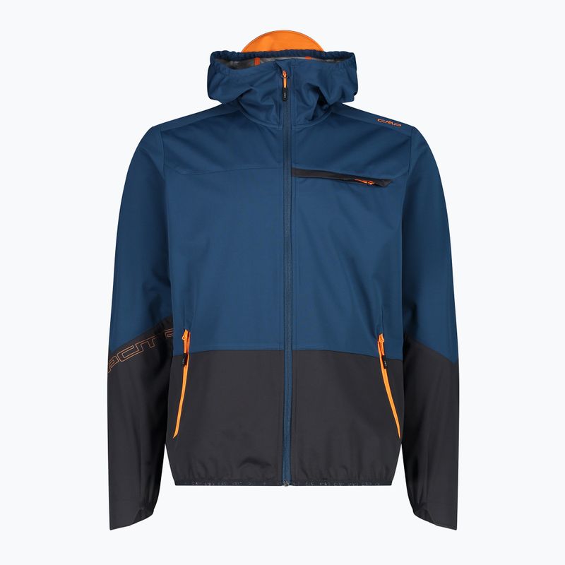 Geacă softshell pentru bărbați CMF Zip Hood bluesteel