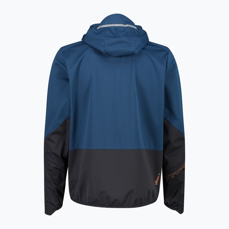 Geacă softshell pentru bărbați CMF Zip Hood bluesteel 2