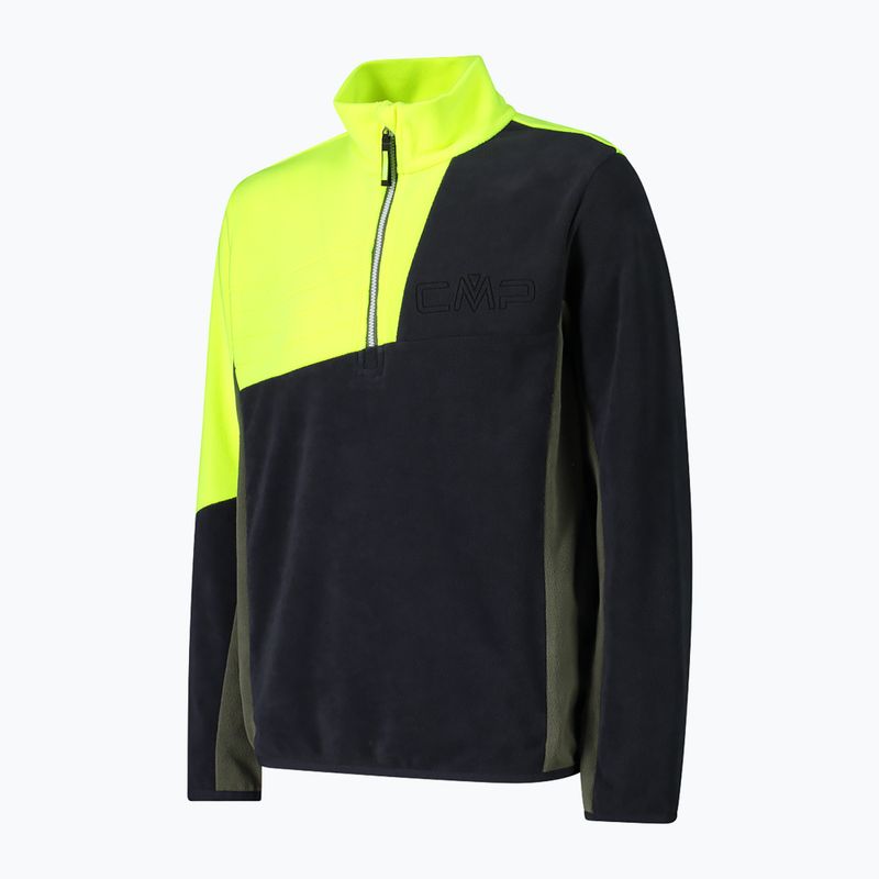 Bluză de schi pentru copii CMP 33G1204 antracite / yellow fluo