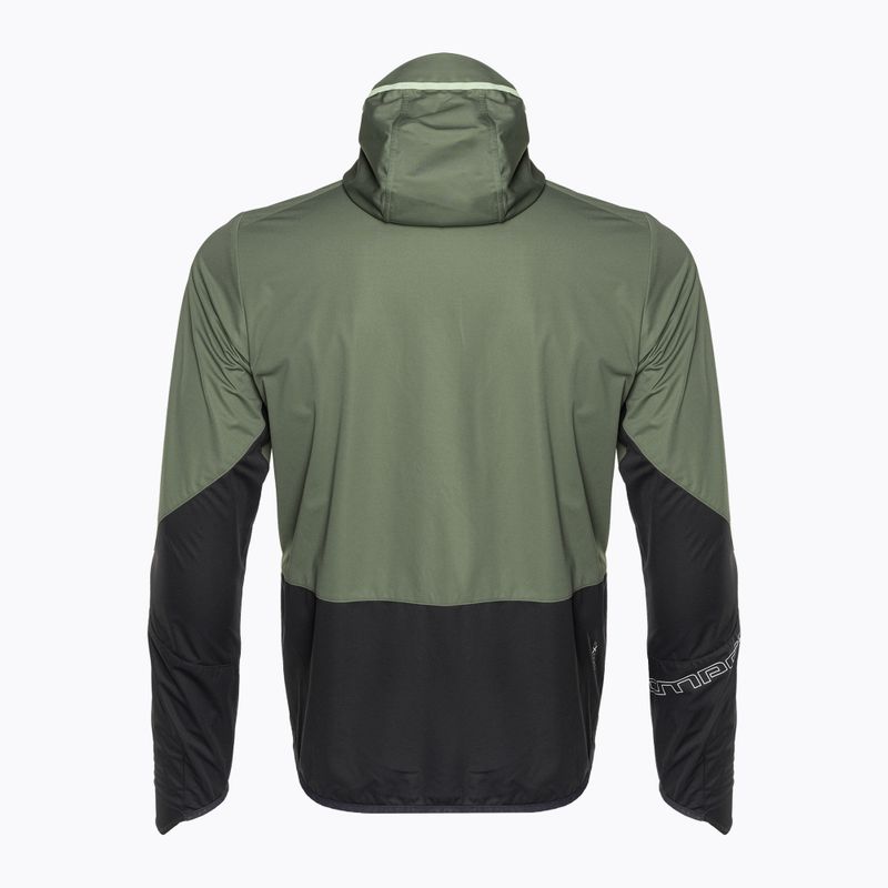 Geacă softshell pentru bărbați CMF Zip Hood salvia 2